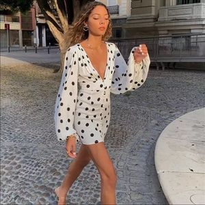 Brand new Rat & Bora mini polka dot dress dupe
